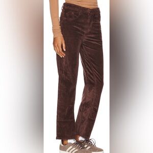 NWT We The Free Risk Taker Cord Straight Leg in Chocolate Truffle Sz 28